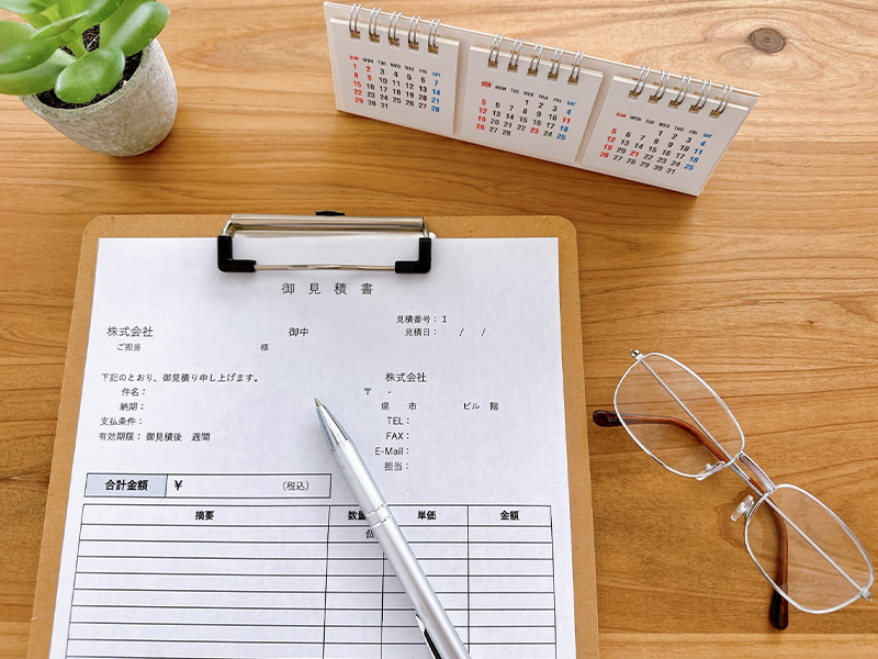 調査報告・お見積もり